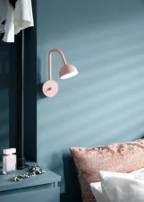 Nástěnná LED lampa Blush, matt black