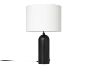Stolní lampa Gravity small, blackened steel