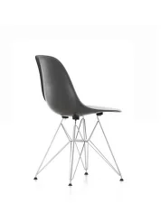 Židle Eames Fiberglass DSR, elephant hide grey/chrome