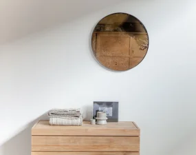 Zrcadlo Aged mirror Ø62, bronze