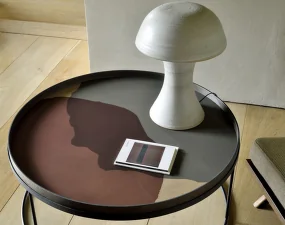 Tác Glass Tray Round XL, Pinot Combined Dot