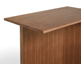 Stolek Slit Wood oblong, walnut