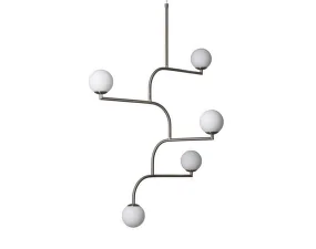 Lustr Mobil 100, matte nickel