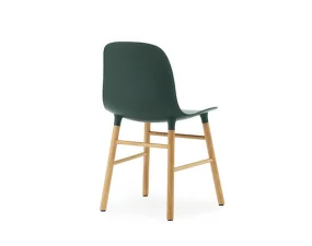 Židle Form, green/oak