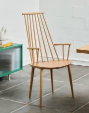 Židle J110, lacquered oak