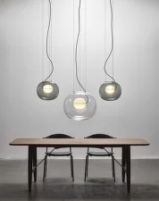 Svítidlo Big One Small PC1335, smoke grey / triplex opal