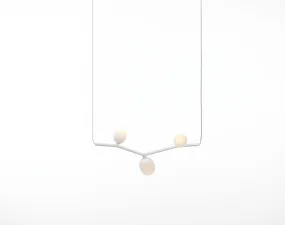Závěsné svítidlo Ivy Horizontal 3 PC1065, triplex opal / white