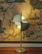 Stolní lampa Multi-Lite, black semi matt / chrome