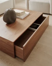 Konferenční stolek Mass Coffee Table High w. Drawer, natural walnut