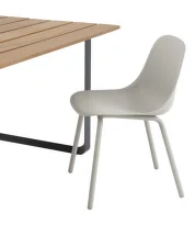 Zahradní židle Fiber Outdoor Side Chair, grey