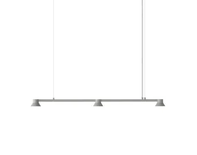 Závěsná lampa Hat Lamp Linear Small, warm grey