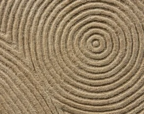Koberec Zen Rounded 257x330, dark beige