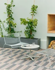 Křeslo Hee Lounge Chair, hot galvanised