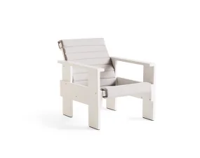 Polstrování Crate Quilted Lounge Chair, sky grey