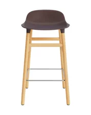 Barová židle Form 65 cm, brown/oak