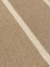 Koberec Calm Kelim 200x300, dark sand/off-white