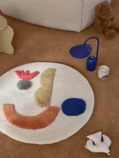 Dětský koberec Panto Tufted Rug Small, off-white