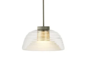 Závěsná lampa Two-Layer Pendant, olive