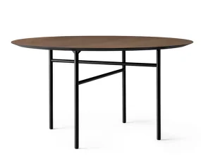 Stůl Snaregade Round Ø138, dark stained oak