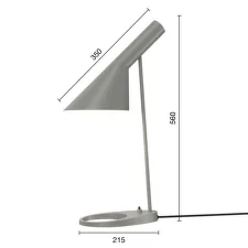Stolní lampa AJ, warm grey