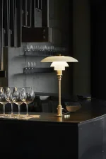 Stolní lampa PH 3/2, brass metallised