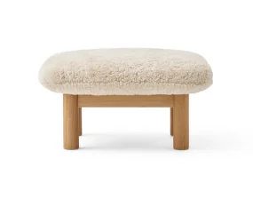 Ottoman Brasilia, Sheepskin nature/natural oak