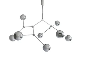 Závěsné svítidlo Drop Globe, chrome (5m)