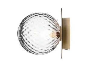Nástěnné/stropní svítidlo Liila 1 Medium, nordic gold/optic clear