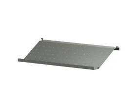 Police String Shoe Shelf Metal 58 x 30, dark grey