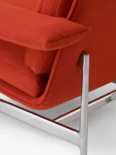 Křeslo Meantime AV29, Fiord 571/polished aluminium