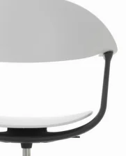 Kancelářská židle Mynt Plastic s kolečky, grey/black
