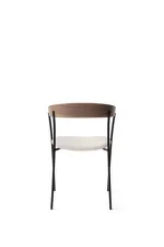 Židle Missing Armchair, lacquered walnut/Barnum 24