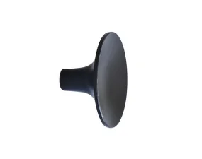 Věšák HiHat Knob Medio 2 ks, burned black