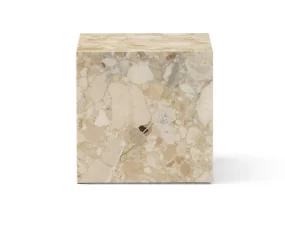 Odkládací stolek Plinth Cubic, Kunis Breccia