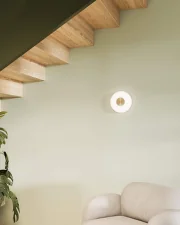 Nástěnná lampa Glint Small, opal white