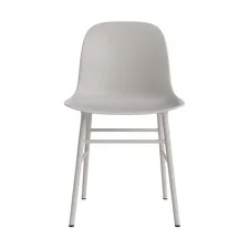 Židle Form, warm grey/steel