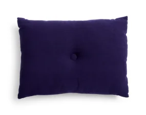 Polštář Dot Linen, dark blue