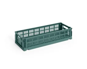 Úložný box Colour Crate Oblong Mini, dark green