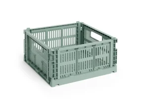 Úložný box Colour Crate Square M, sage green