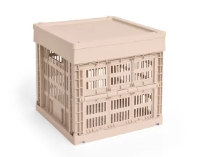 Plastové víko Colour Crate Cube/Square M, powder