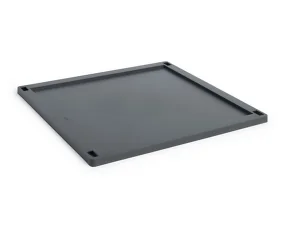 Plastové víko Colour Crate Square L, charcoal