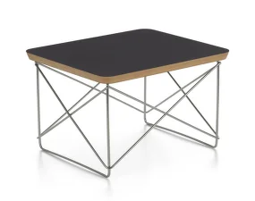 Occasional Table LTR HPL Black, stainless steel