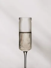 Sklenice na šampaňské Ripple Flutes set 2 ks, clear