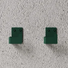 Věšáky Bath Hook - set 2 ks, green