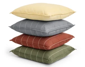 Polštář Terrazza, yellow narrow stripe