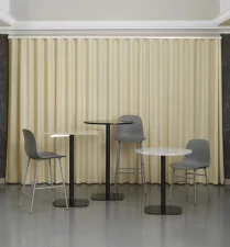 Barová židle s opěrkou Form 65 cm, light grey