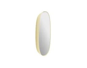 Zrcadlo Framed Mirror 40 cm, light yellow/clear