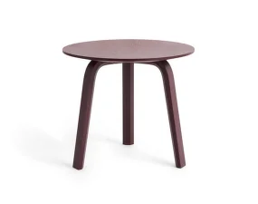 Stolek Bella Coffee Table Ø45x39, dark bordeaux