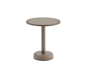 Stolek Linear Steel Coffee Table Ø42, taupe