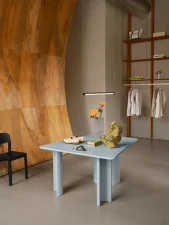 Stůl Re-norm 130x120, lacquered oak